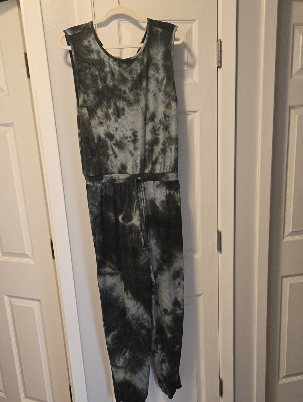 J for Justify Black and Gray Tie-Dye Women's Jumpsuit 🩶